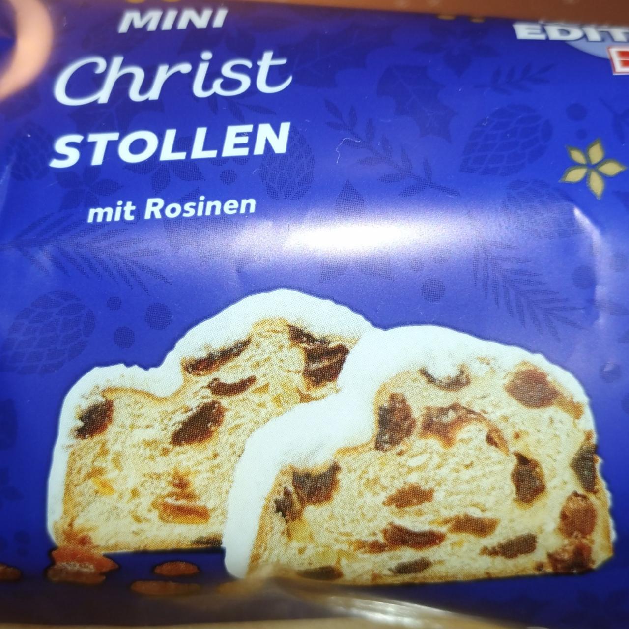 Fotografie - Mini Christ Stollen mit Rosinen K-Classic