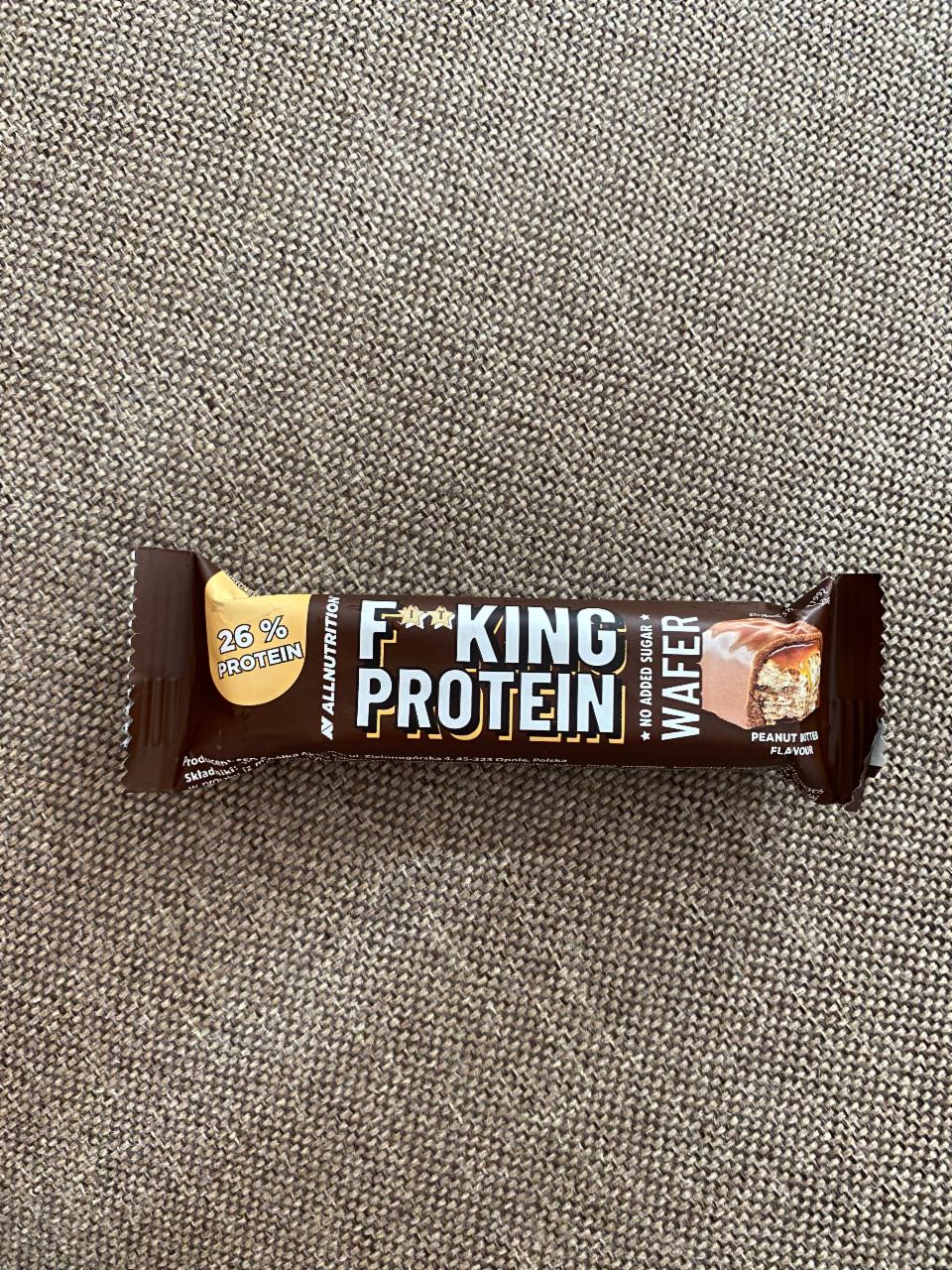 Fotografie - Fitking protein wafer peanut butter flavour Allnutrition