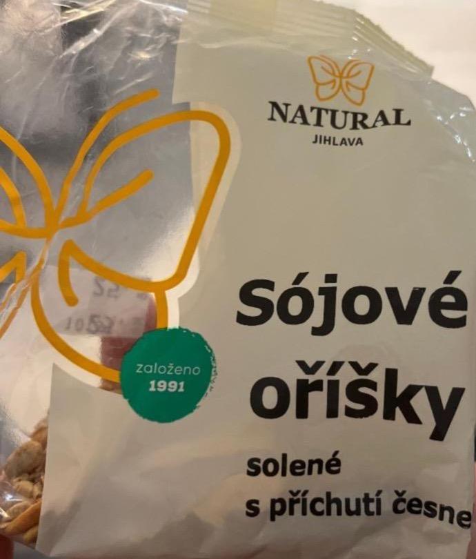 Fotografie - Sójové oříšky solené s příchutí česneku Natural