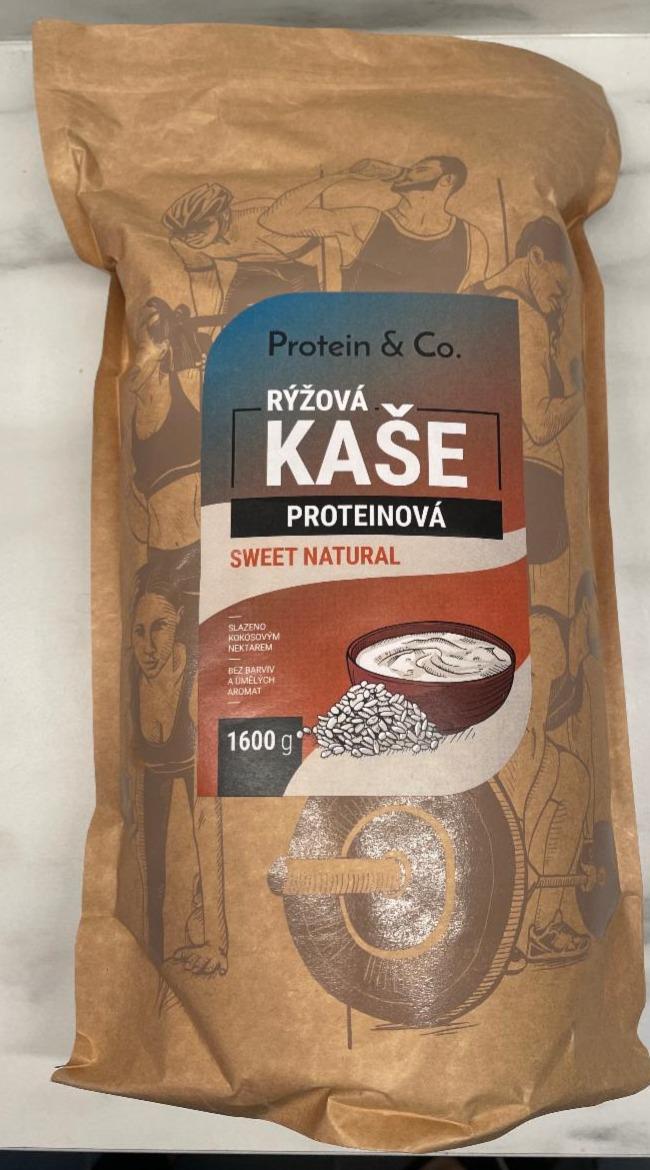 Fotografie - Rýžová kaše proteinová sweet natural Protein & Co.