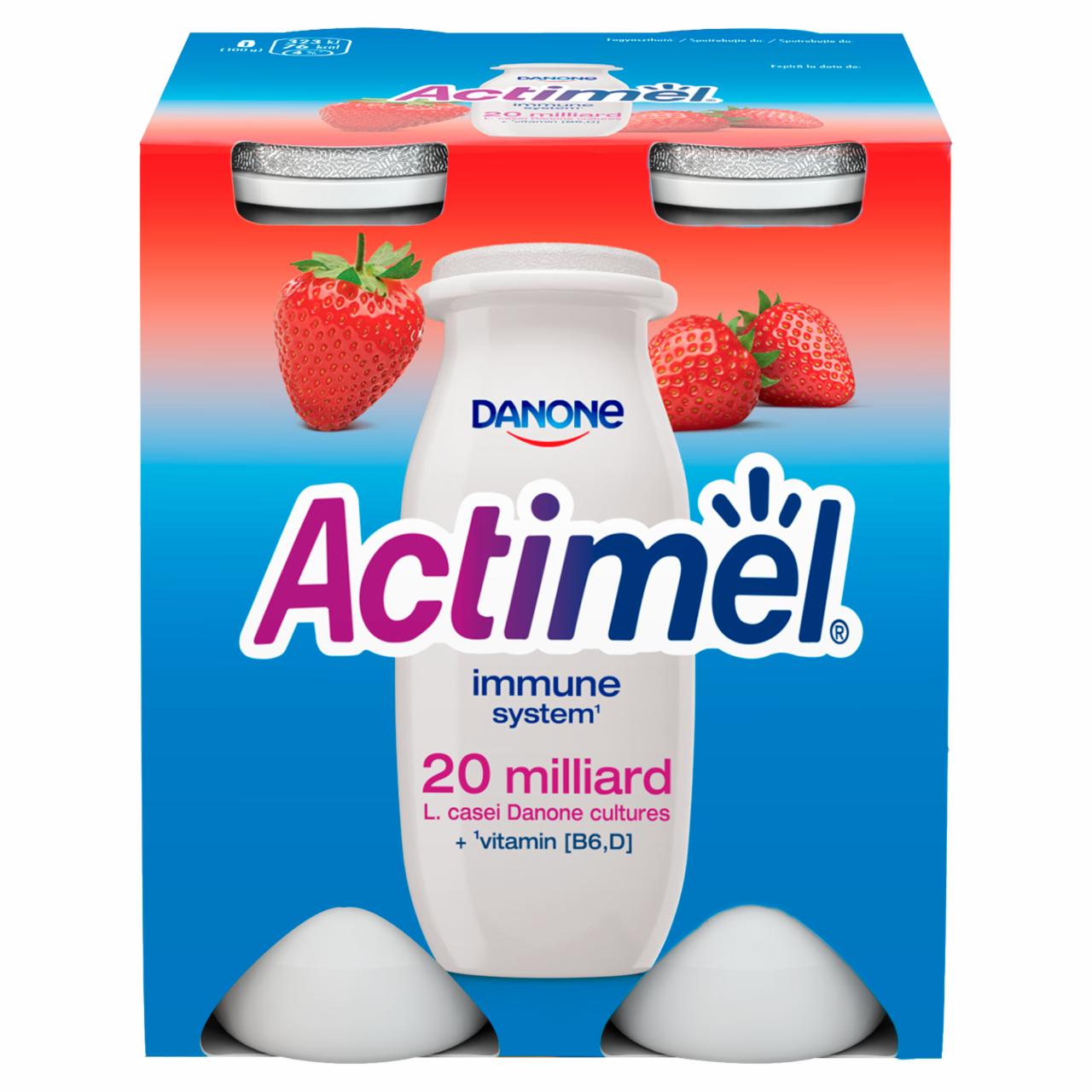 Fotografie - Actimel jahoda Danone