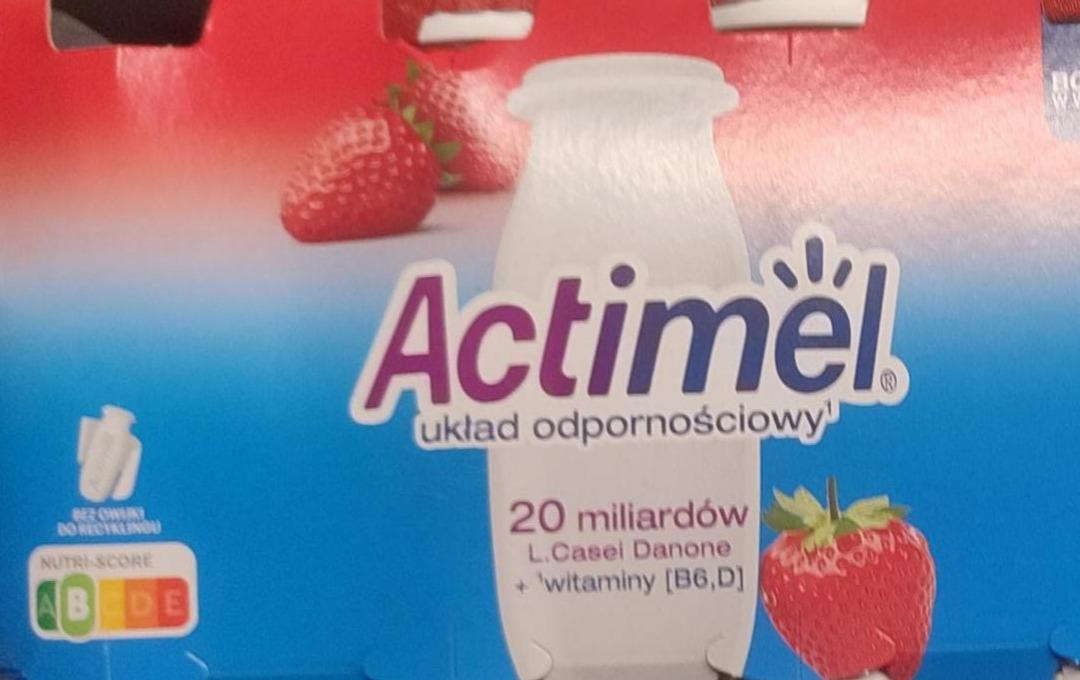 Fotografie - Actimel jahoda Danone