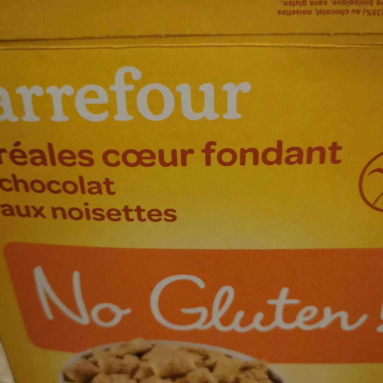 Fotografie - Céréales cœur fondant au chocolat et aux noisettes Carrefour