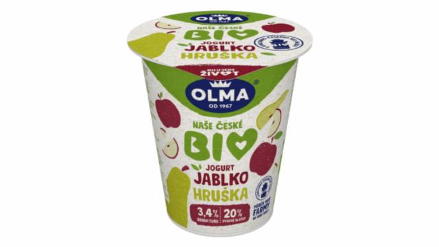 Fotografie - Naše české BIO Jogurt jablko hruška Olma