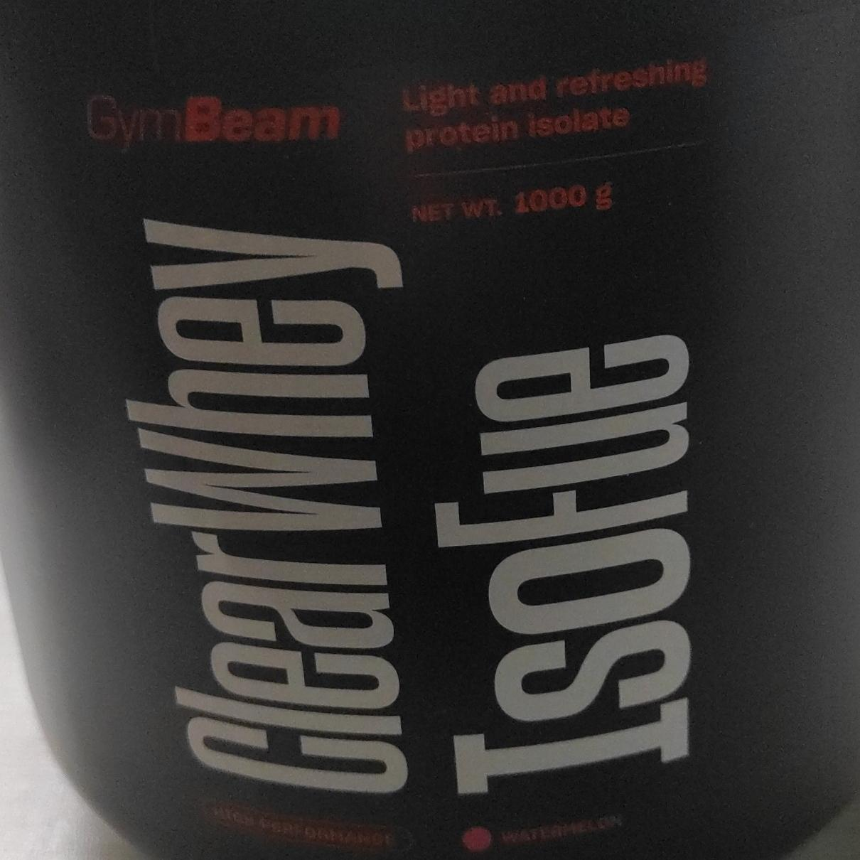 Fotografie - Clear Whey IsoFue Watermelon GymBeam