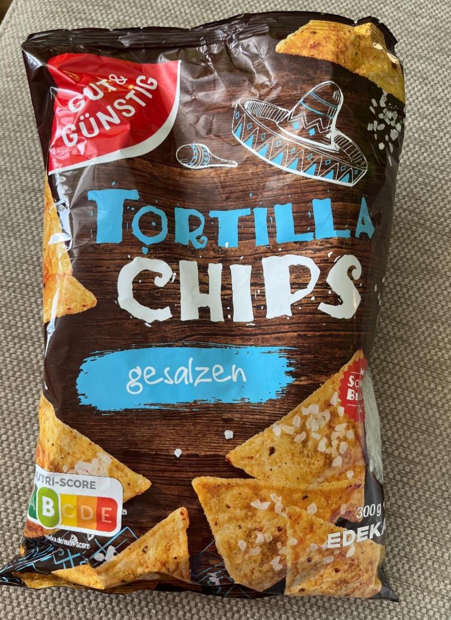 Fotografie - Tortilla chips gesalzen Gut & Günstig