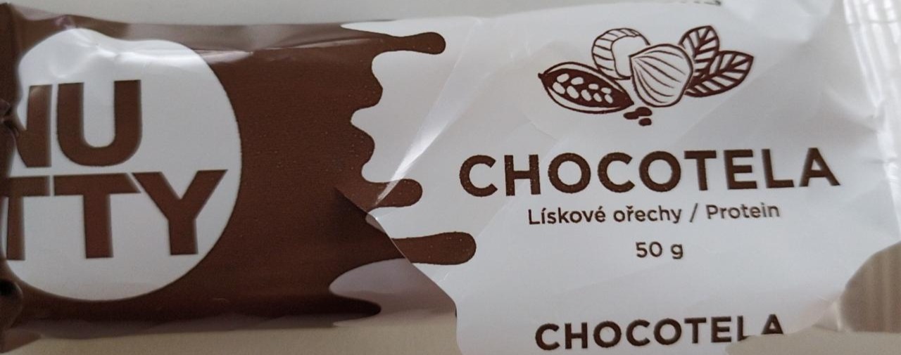 Fotografie - Chocotela Protein Lískové ořechy NUTTY