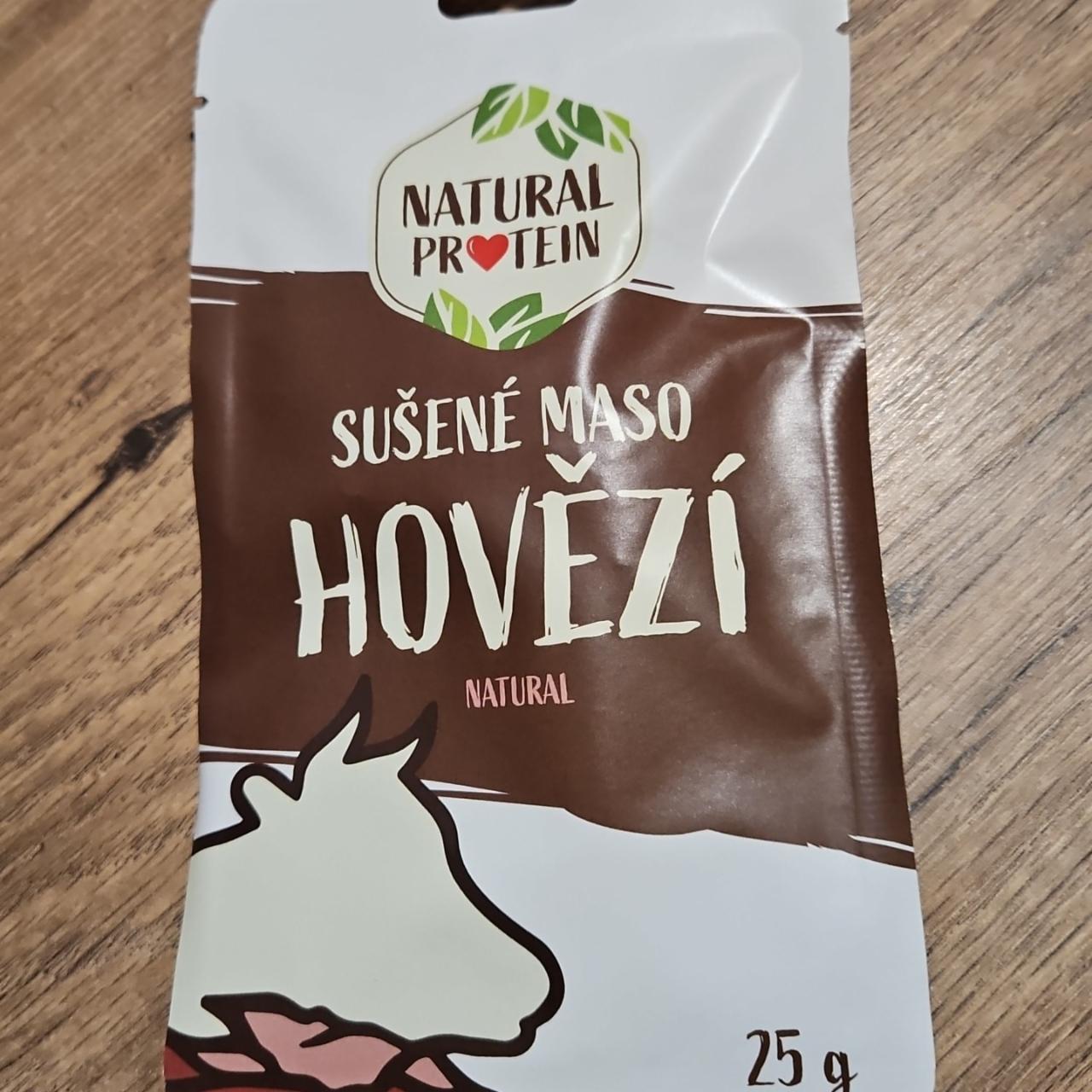 Fotografie - Sušené hovězí maso natural Natural protein