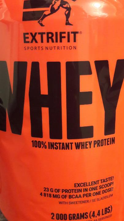 Fotografie - 100 % Whey Protein tiramisu Extrifit