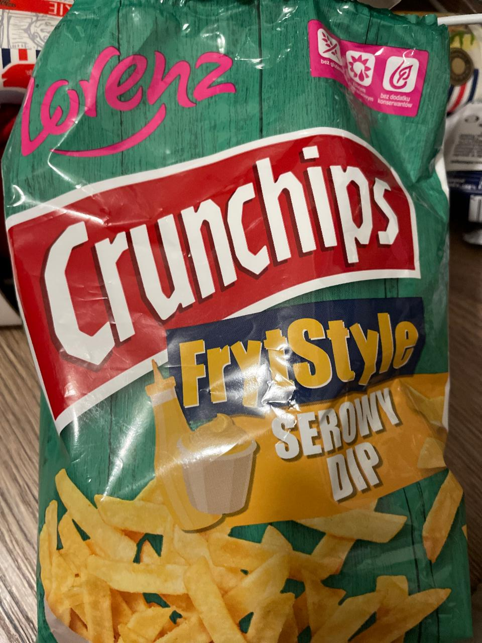 Fotografie - Crunchips FrytStyle serowy dip Lorenz