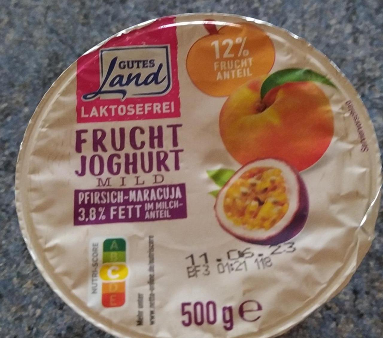 Fotografie - Laktosefrei Frucht Joghurt Mild Pfirsich-Maracuja Gutes Land