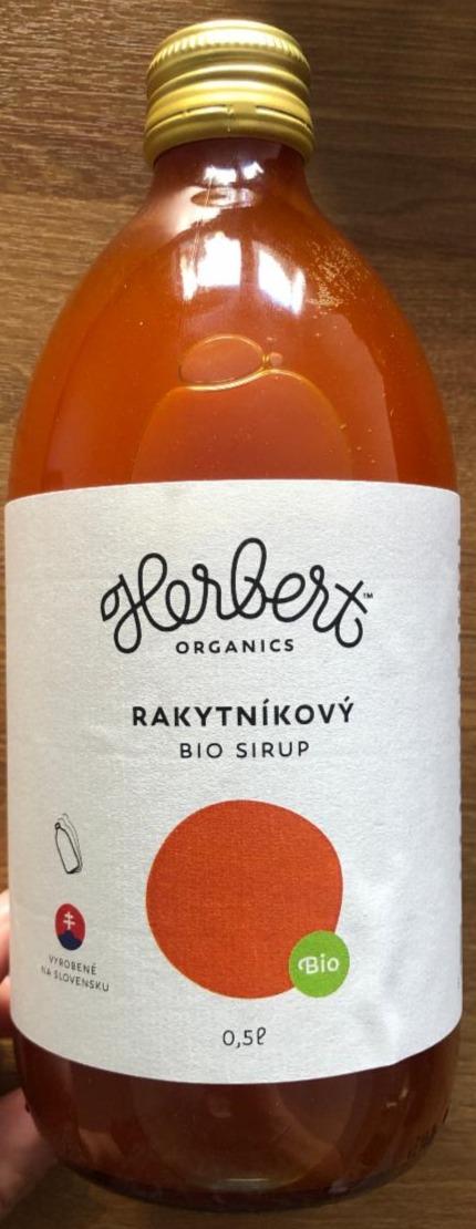 Fotografie - Bio Rakytníkový sirup Herbert