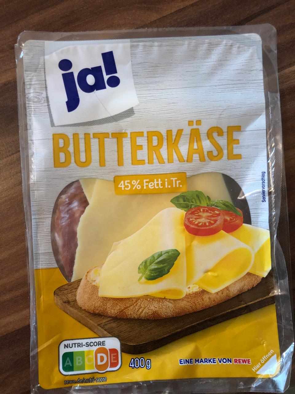 Fotografie - Butterkäse 45% Fett i.Tr. Ja!