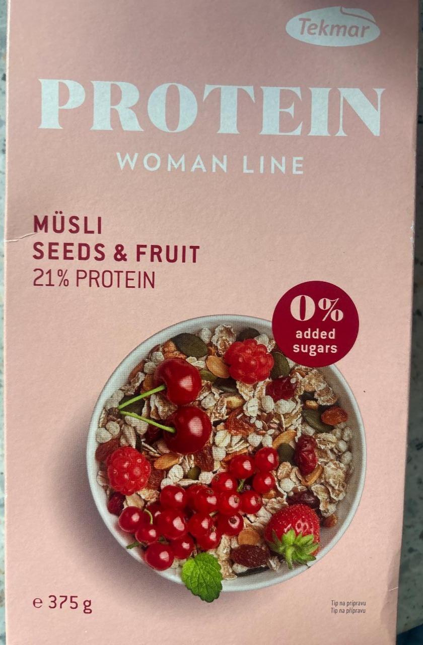 Fotografie - Musli seeds & fruit Protein Tekmar