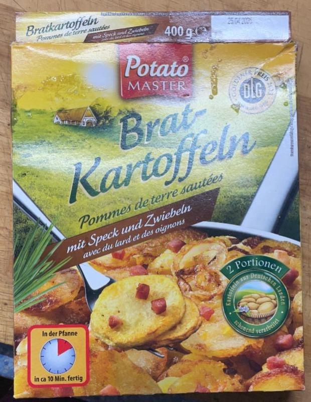 Fotografie - Brat-Kartoffeln mit Speck und Zwiebeln Potato Master