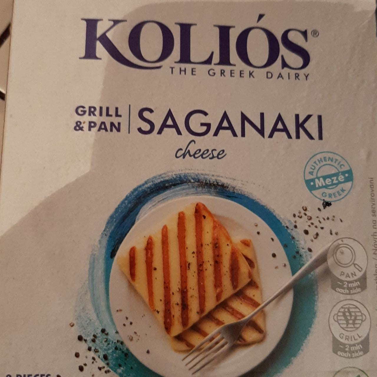 Fotografie - Saganaki grill cheese Koliós