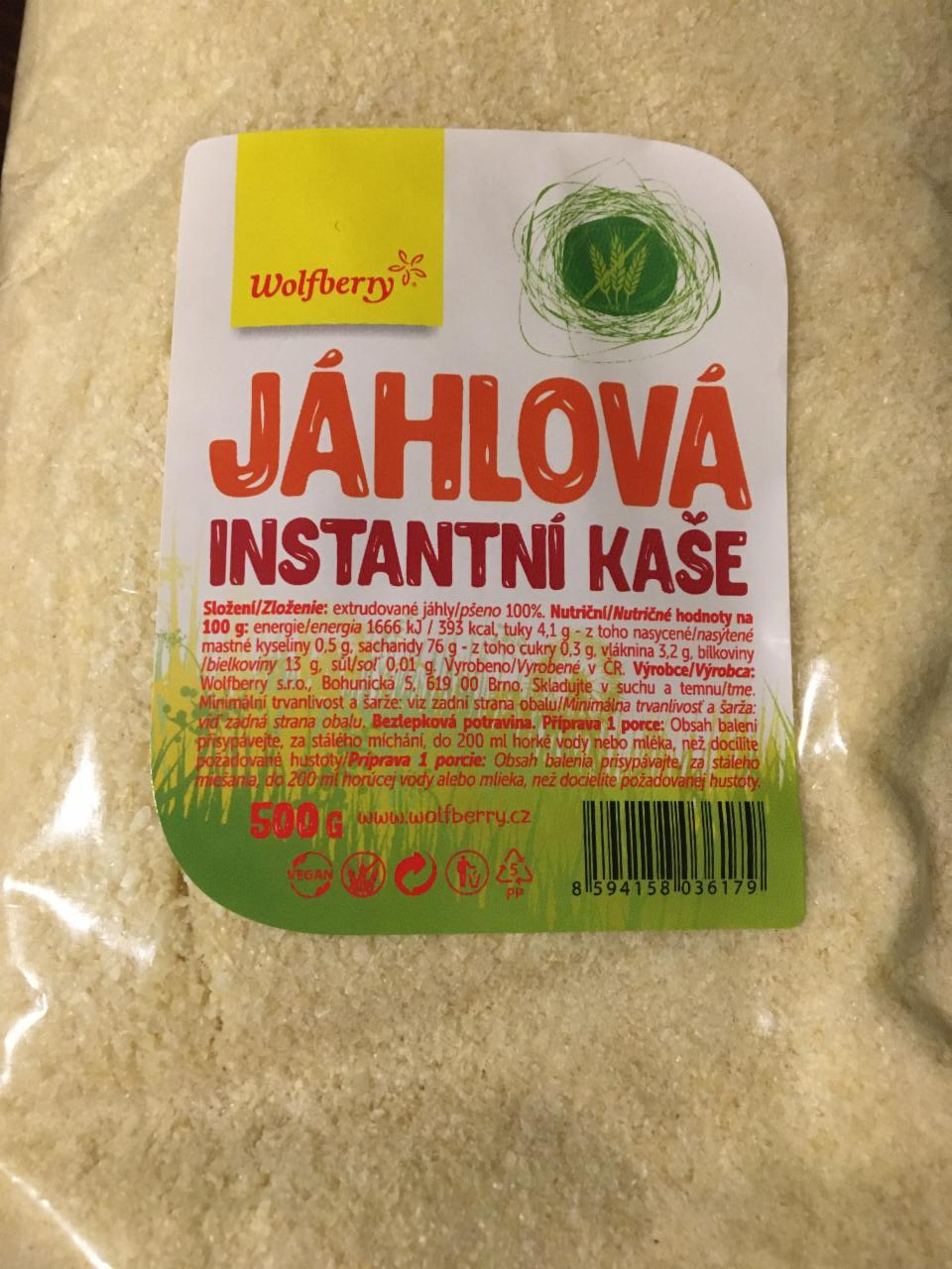 Fotografie - Instantní jáhlová kaše Wolfberry