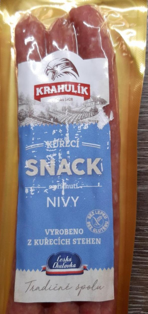 Fotografie - Kuřecí snax s příchutí nivy Krahulík