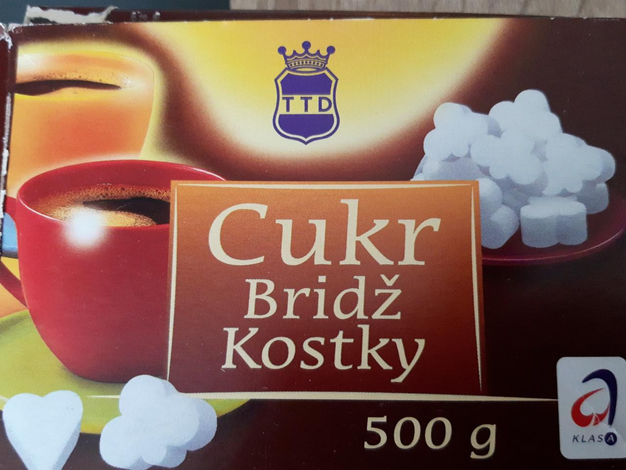 Fotografie - Cukr Bridž kostky TTD