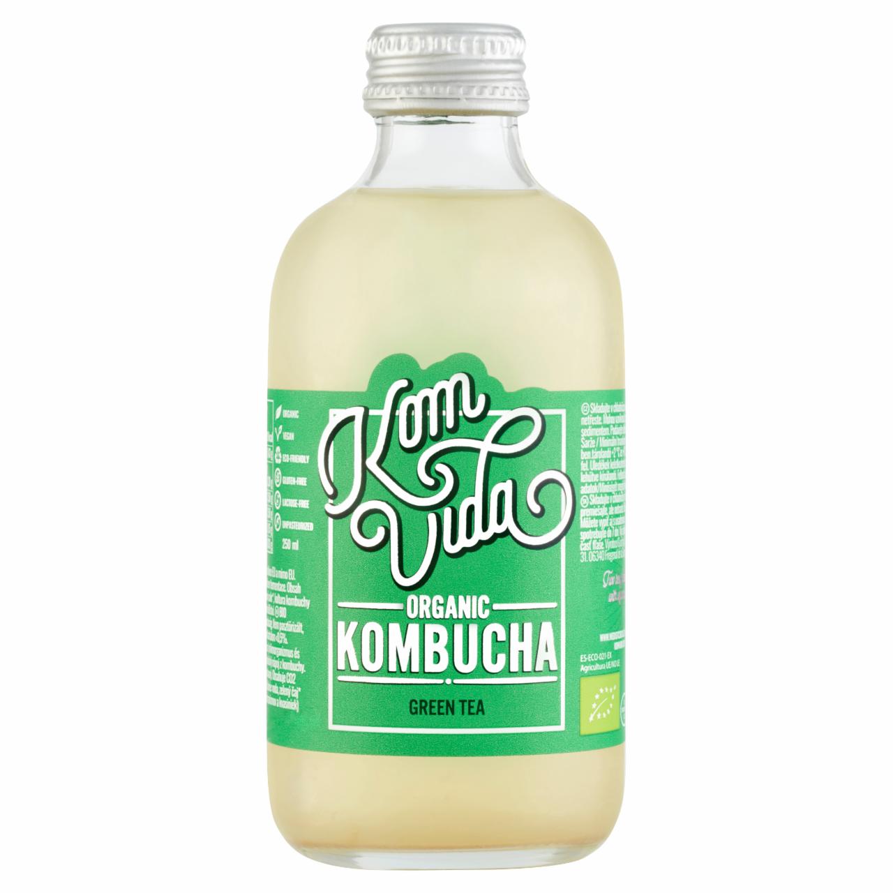 Fotografie - KomVida Kombucha Organic Green Tea