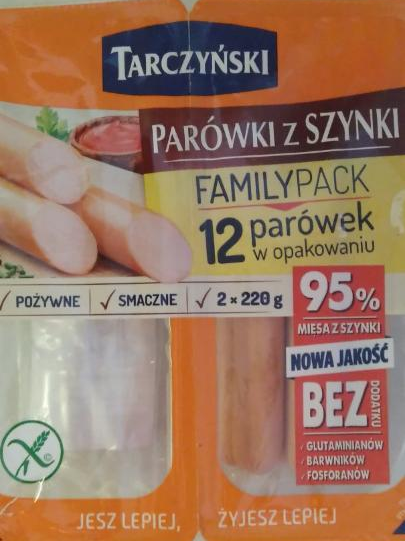 Fotografie - Tarczynski parowki z szynki 95%