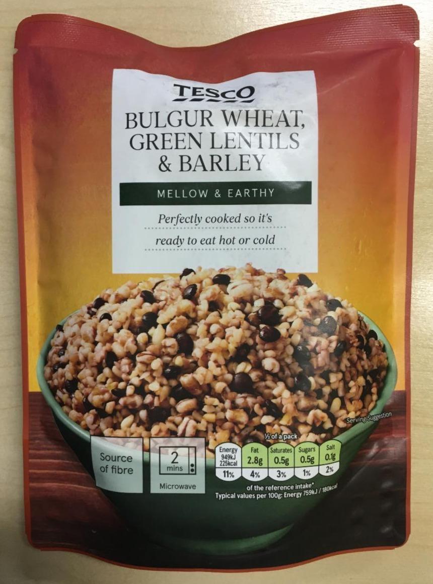 Fotografie - Bulgur Wheat, Green Lentils & Barley Tesco