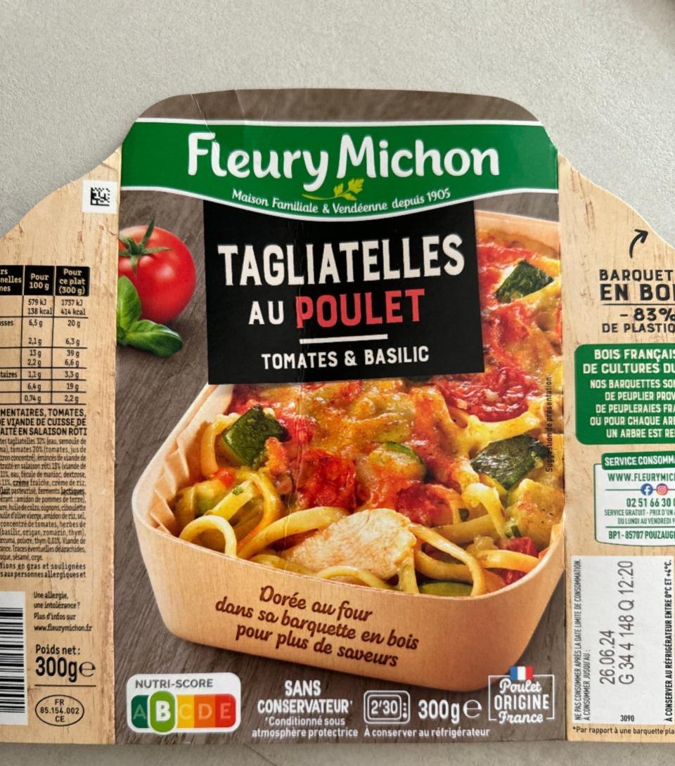 Fotografie - Tagliatelles au poulet tomates & basilic Fleury Michon