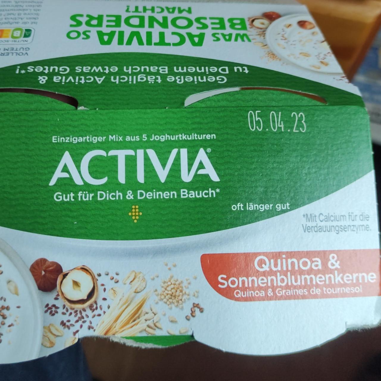 Fotografie - Activia Quinoa Sonnenblumenkerne