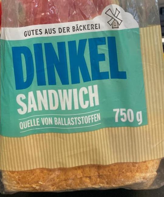 Fotografie - Dinkel sandwich Brotland