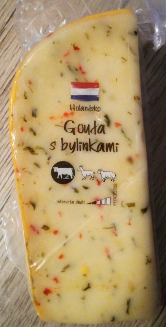 Fotografie - Gouda s bylinkami Kaufland