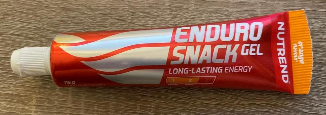 Fotografie - Enduro Snack Gel Orange Nutrend