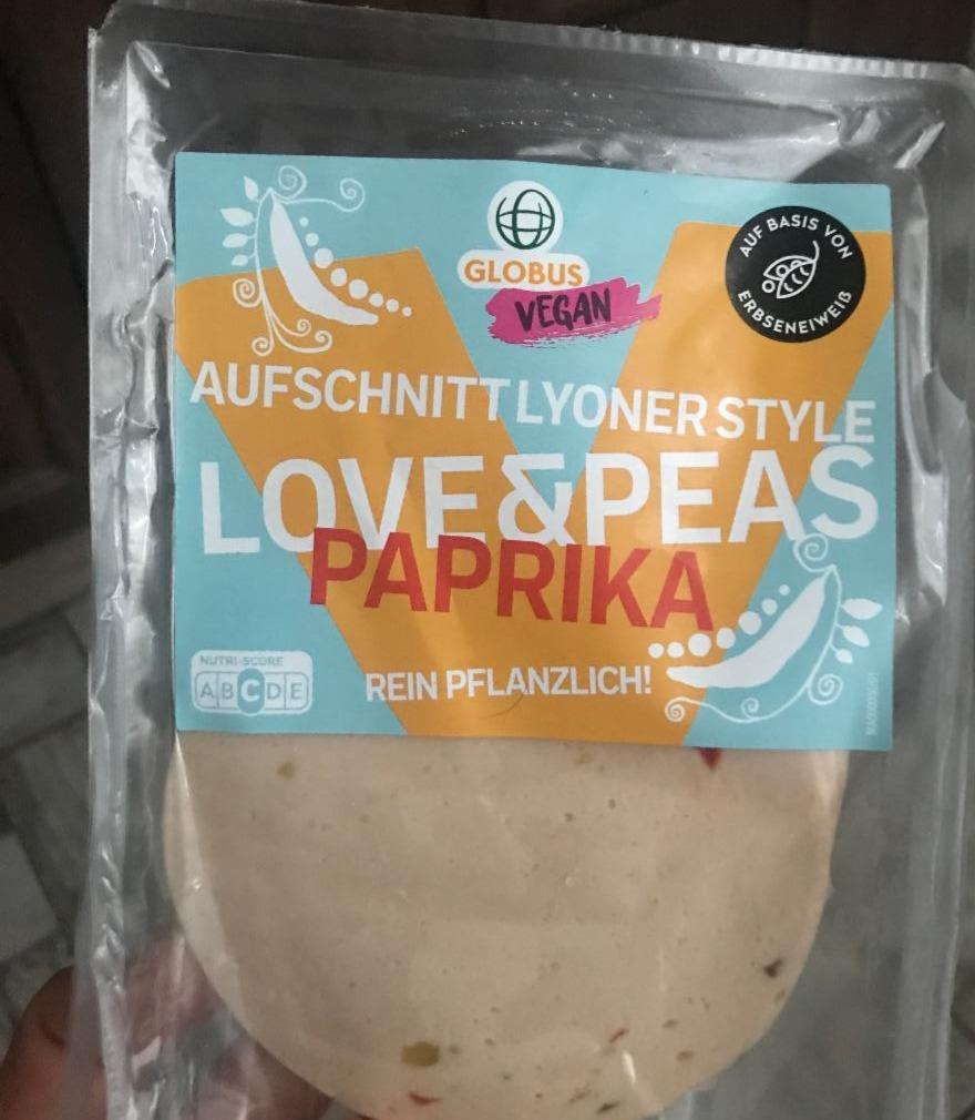 Fotografie - Love & Peas Lyoner Paprika Paprika Globus vegan