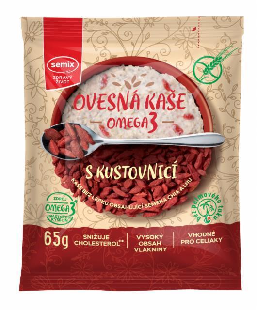 Fotografie - Ovesná kaše omega3 s kustovnicí Semix