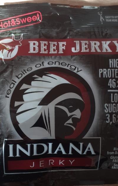 Fotografie - Beef Hot & Sweet INDIANA Jerky