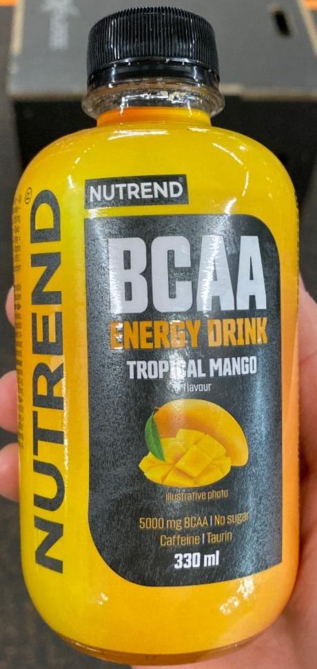 Fotografie - BCAA energy drink tropical mango Nutrend