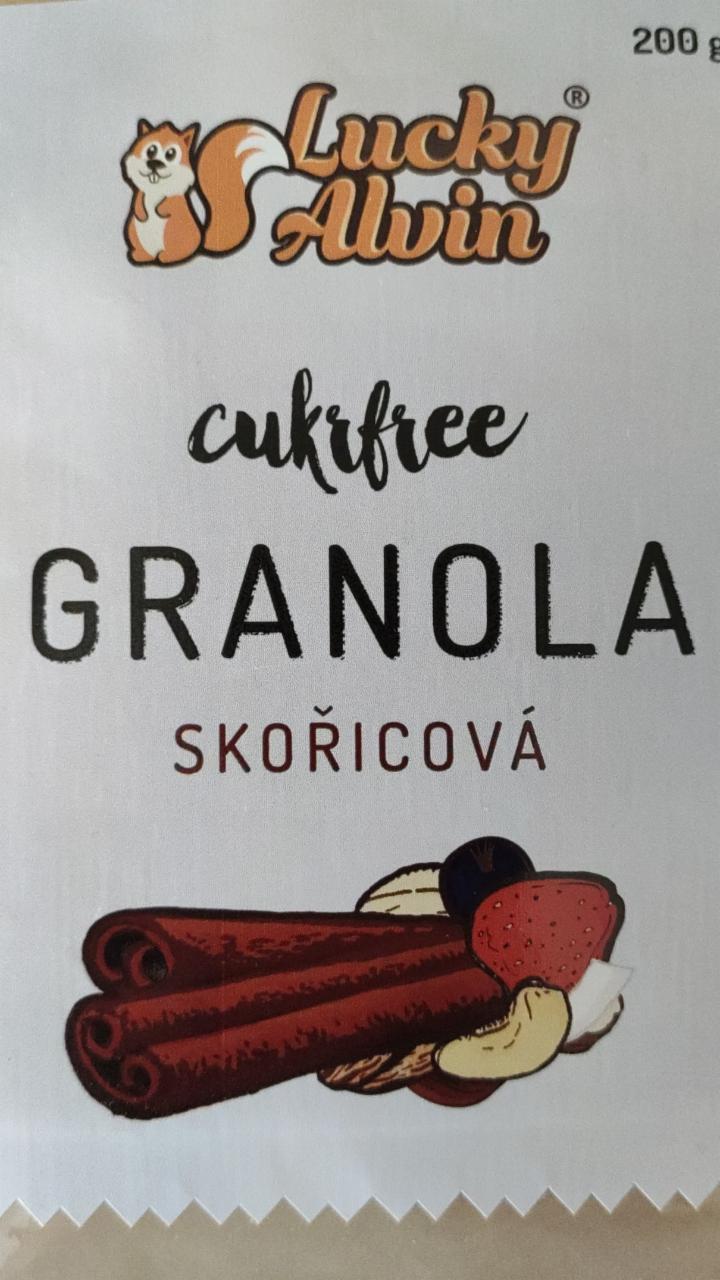 Fotografie - Granola skořicová cukrfree Lucky Alvin