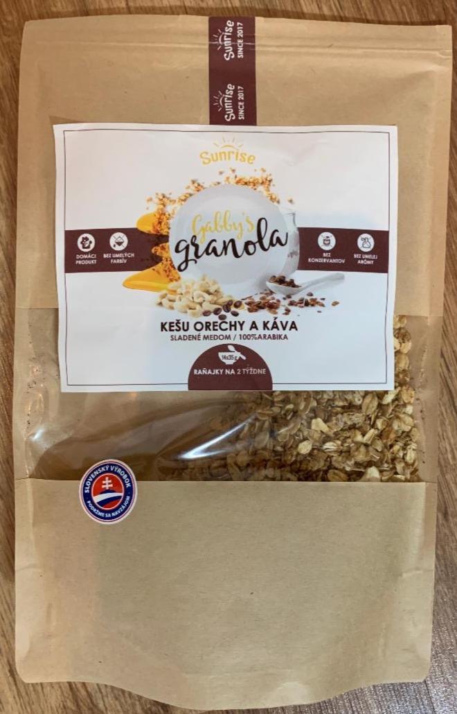 Fotografie - Gabby´s granola kešu orechy a káva