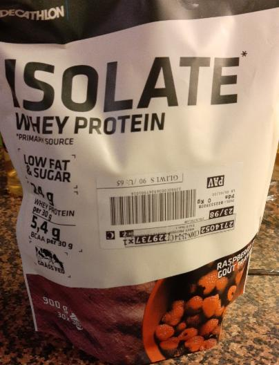 Fotografie - isolate whey Protein malina