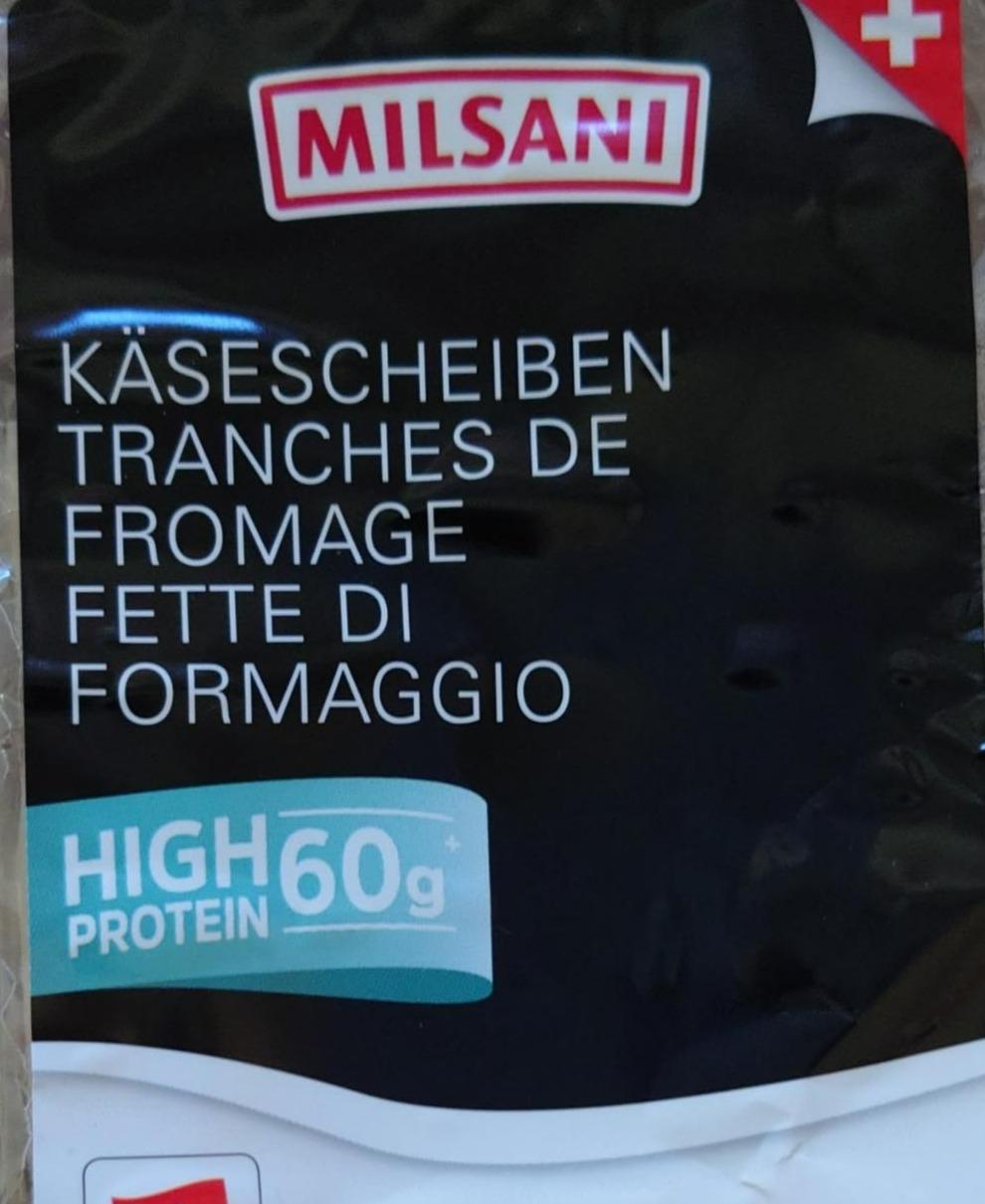 Fotografie - Käsescheiben tranches de fromage fette di formaggio Milsani