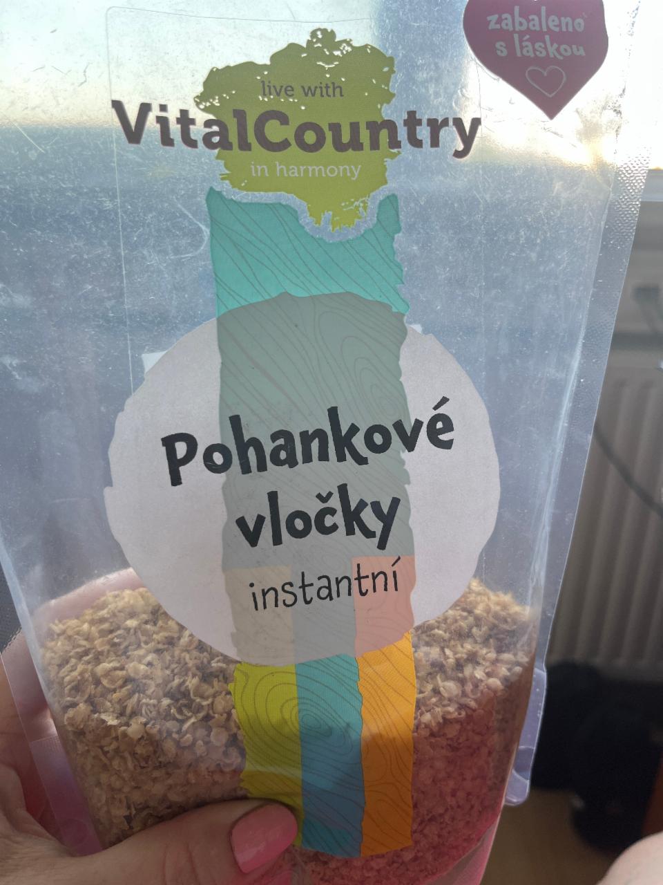 Fotografie - Pohankové vločky instantní VitalCountry