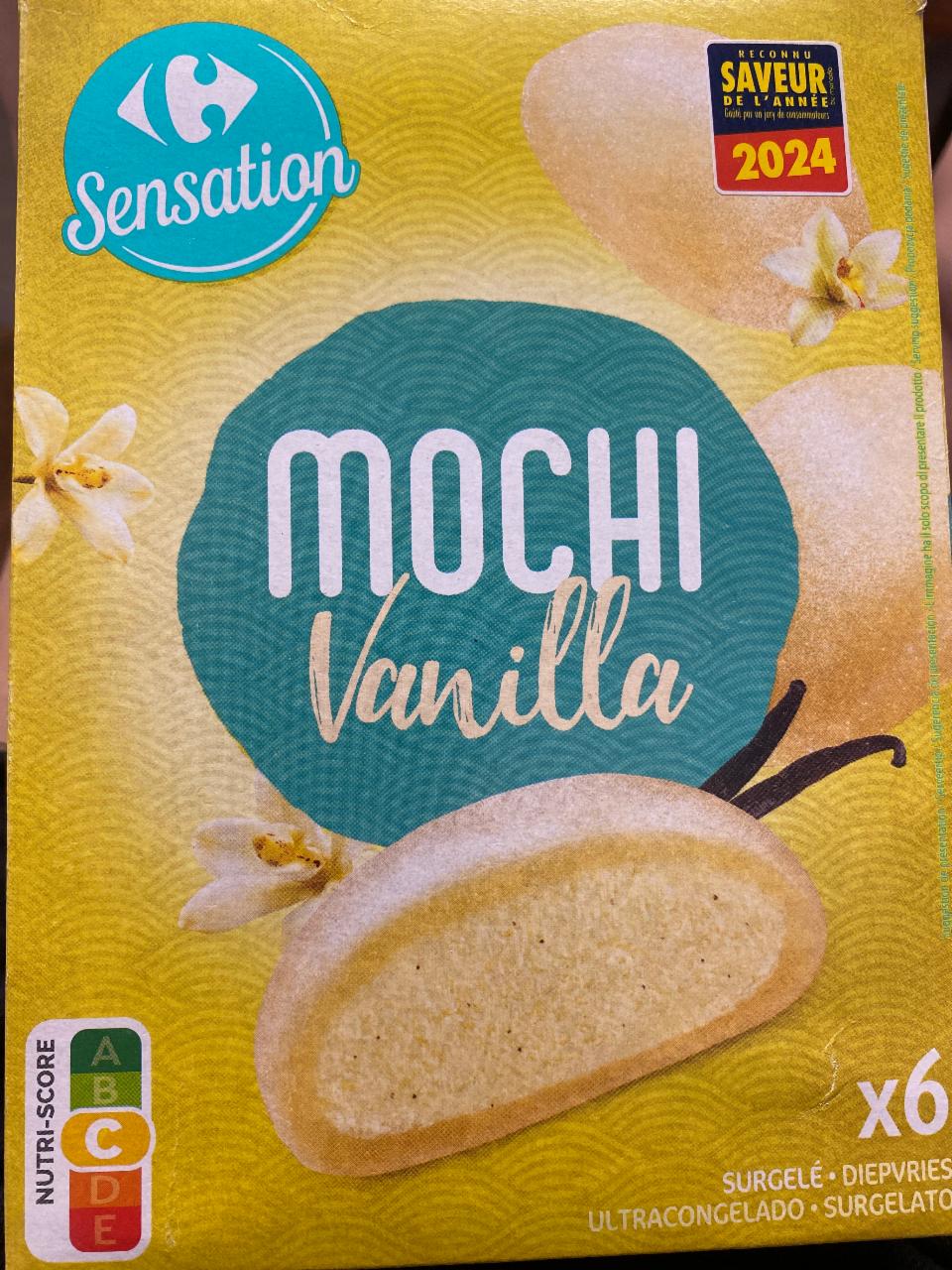 Fotografie - Mochi vanilla Carrefour Sensation