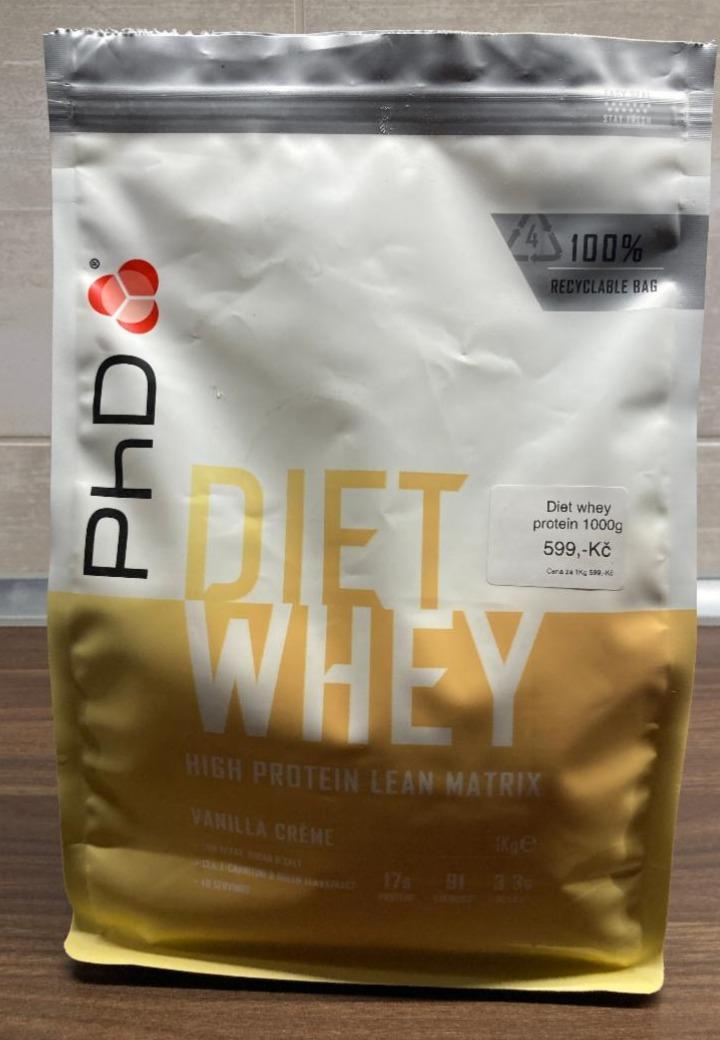 Fotografie - Diet Whey High Protein lean matrix Vanilla crème PhD