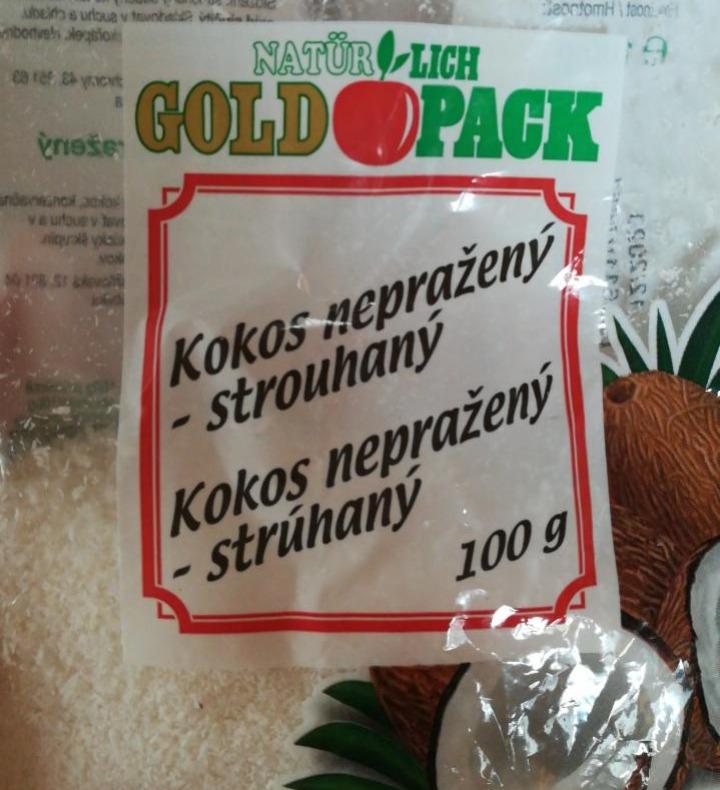 Fotografie - Kokos nepražený strouhaný GoldPack