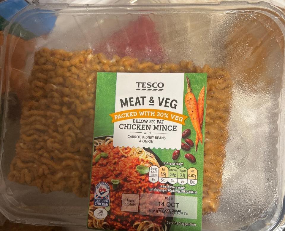 Fotografie - Meat & Veg Chicken Mince Tesco