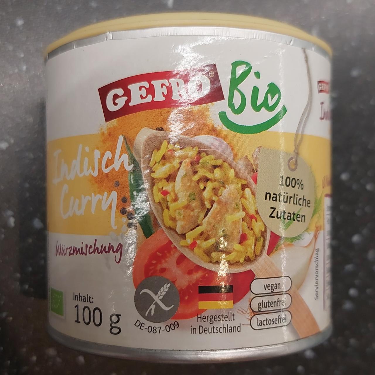 Fotografie - Bio Indisch Curry Würzmischung Gefro Bio