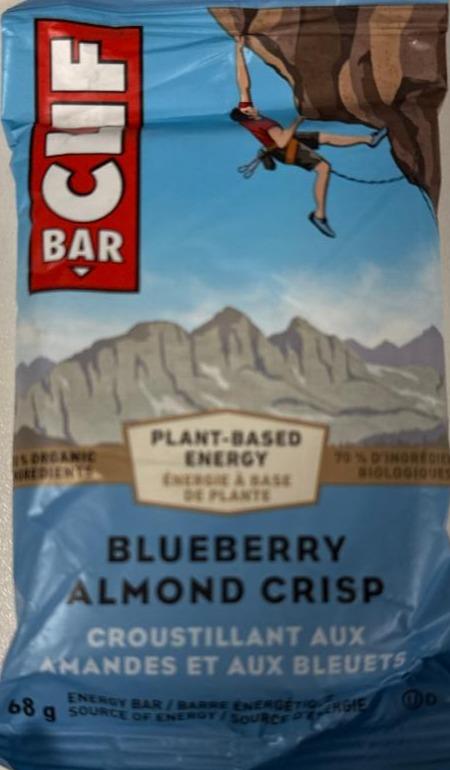 Fotografie - Blueberry almond crisp Clif bar