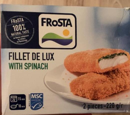 Fotografie - Fillet de lux with spinach FRoSTA