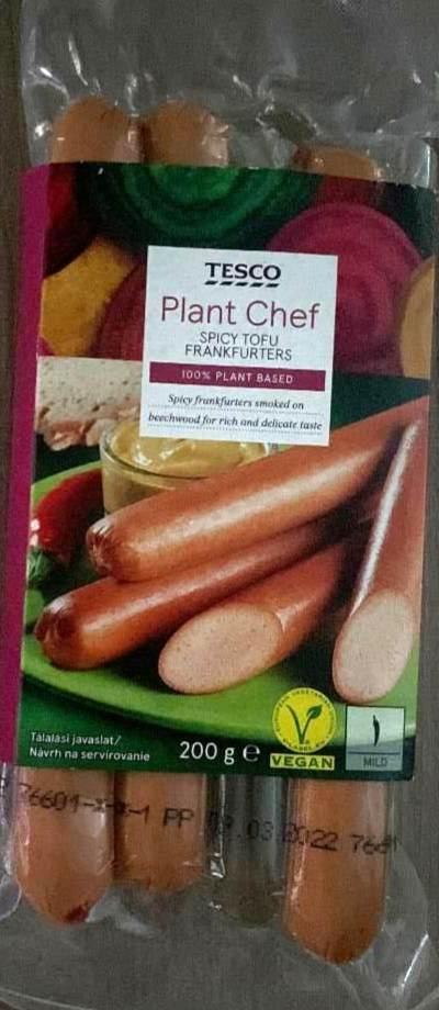 Fotografie - Plant Chef spicy tofu frankfurters Tesco