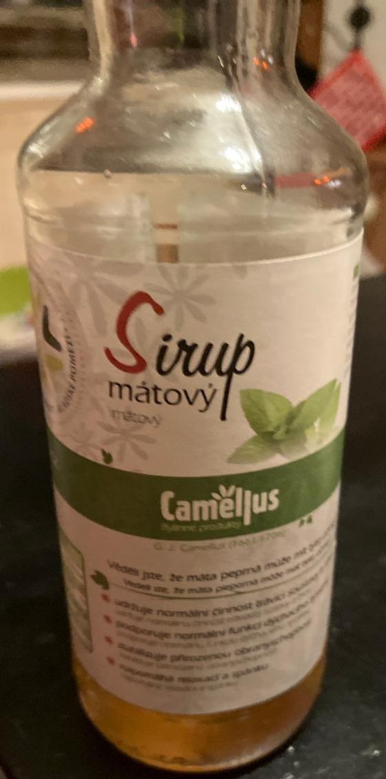 Fotografie - Sirup mátový Camellus