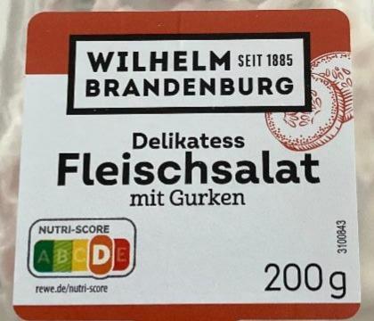 Fotografie - Delikatess Fleischsalat mit Gurken Wilhelm Brandenburg